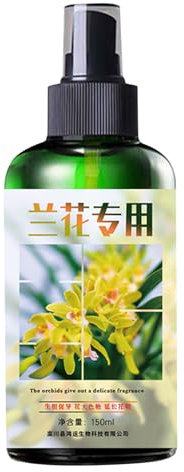 Espray de abono para orquídeas, para plantas de orquídeas, spray para orquídeas, líquido de raíces, potenciador de flores de 150 ml, nutrientes vegetales, estimulador de raíces para todas las