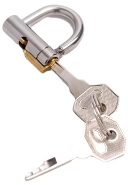 3/5mm D-Ring Piercing PA Schloss Männliche Keuschheitskäfig Peniskäfig Chastity Sexspielzeug (5mm)