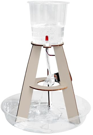 Kit De Generador De Turbina De Agua De Bricolaje, Kit De Fácil Montaje, Madera, Artesanía De Energía Hidroeléctrica, Experimento Científico En El Aula, De Energía Renovable, Para Padres E Hijo