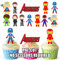 Vorgeschnittene Avengers Superhelden - Essbare Cupcake Topper/Kuchendekorationen (36 Stück)
