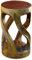 Kinaree 50cm Holz Beistelltisch - Nachttisch Nong Prue Massive Akazie kolonial braun