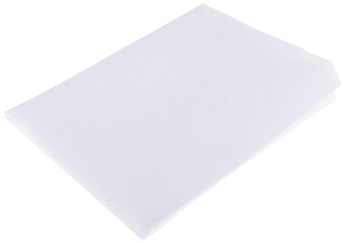 Homyl Bügelvlieseline in weiß, aufbügelbar, für leichte bis mittelschwere Stoffe, einseitig haftend, Vlieseline, Bügelvlies - 1 Meter