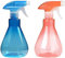 Cymax Large Size Empty Spray Bottle,2 Pack 500ML Refillable Sprayer Leak Proof Durable Trigger Sprayer with Mist& Stream Modes for Essential Oil,Water,Kitchen,Bath,and Cleaning,Orange+Blue