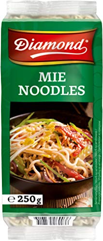 DIAMOND Mie Nudeln, Weizennudeln ohne Ei, schnell und einfach zubereitet, vegetarisch - 8 x 250 g