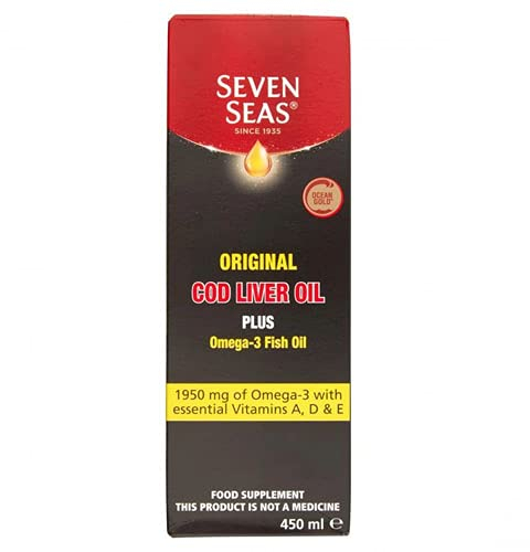 Seven Seas Huile de foie de morue liquide 450 ml