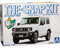 Suzuki Jimny Weiss 2. Generation ab 2018 Kit Bausatz 1/32 Aoshima Modell Auto mit individiuellem Wunschkennzeichen