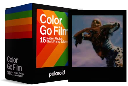 Polaroid 6211 Farbfilm für Go — Doppelpack — schwarzer Rahmen, 16 Filme (Verpackung kann variieren)
