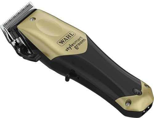 WAHL Professional Animal StyleSmart Cordless Clipper Kit for Pet, Dog & Cat Grooming (#70007) - Dog, Cat & Horse Grooming Supplies - Pet Hair Trimmer - with Guide Combs & Blade - Gold