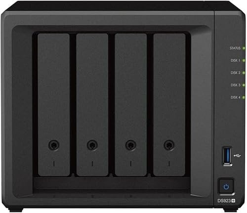 Synology DS923+ 40TB 4 Bay Desktop NAS Solution, installed with 4 x 10TB Seagate Ironwolf Drives