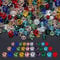1000PCS Crystal Glass Beads, Faceted Rondelle & Seed Beads, Mixed Coloured, Bracelet, Necklace & Craft Beads