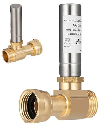 Water Hammer Arrestor, Laundry Hammer Arrestor, Metal Water Arrestor, Washing Machine Arrestor, Threaded Hammer Arrestor3/4NH Toilet Water Hammer Arrestor, Thread Washing Machine Water Hammer Arrestor