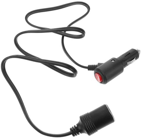MOLUCKFU Car Cigarette Lighter Extension Cord Female Socket to Male Plug Car Charger Extension Cable for Vehicles