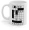 DPgUfPV Divertente tazza da caffè con cruciverba e parole crociate I Love Cruciverba, per amanti di cruciverba, parole e parole (325 ml)