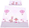 Babylux Bettwäsche Bezug 2 TLG. 100 x 135 cm / 90 x 120 cm Kinderbettwäsche Kind Bettset Baby Babybettwäsche (56. Eule Rosa, 90 x 120 cm)