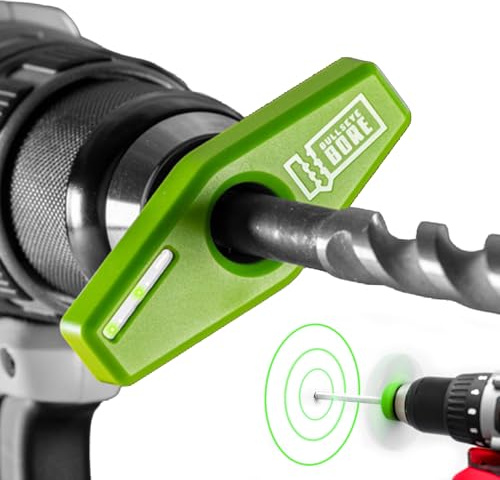 BullseyeBore Core CG1-101 - High Visibility Green Laser Magnetic Drill Guide for Visual Alignment of Work Surface, Compatible with 2 to 8 Inch Drill Bits, Less Than 1mW Class