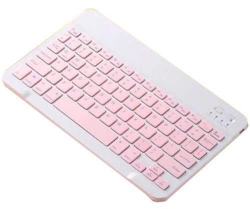 Tastiera Rosa per Tablet per iPad da 10 Pollici Nuova