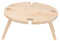 Mikikit Mesa de Picnic Plegable de Madera para Exteriores Mesa de Playa Portátil 1 para Camping y Fiestas Resistente y Práctica