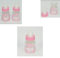 Casa 48 BIBERON PLASTICA Rosa BOMBONIERA CIUCCIOTTO Bambino Neonato Battesimo