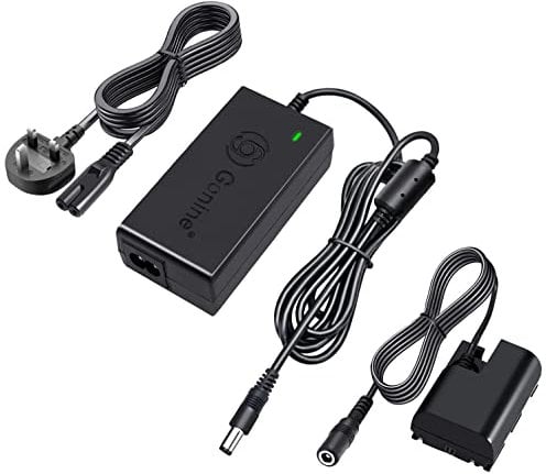 Gonine ACK-E6 DR-E6 DC Coupler LP-E6 LP-E6N Dummy Battery Power Supply Kit for Canon EOS R R5 R6 R7,80D 70D 60D 90D,5D Mark II III IV,6D 7D,6D Mark II,7D Mark II,60Da 5Ds 5Ds R Cameras
