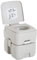 HOMCOM Toilette Portable WC Camping Double réservoir 10 + 20 L Amovible 42L x 37l x 42H cm HDPE Gris