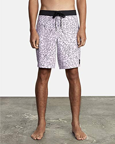 RVCA Men's VA Trunk, Pale Lilac, 34