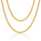Alexander Castle 50cm Solide 375 Echtgold Curb Kette Halskette - 2mm Breite - Goldkette für Herren & Damen - mit Schmuck Geschenk-Box