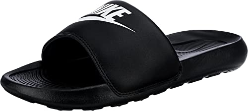 Nike Victori One, Scarpe da spiaggia e piscina Uomo, Nero Black White 002, 38.5 EU