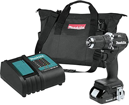 Makita XFD15SY1B 18V LXT® Kit de taladro atornillador inalámbrico sin escobillas de iones de litio subcompacto de 1/2 (1.5Ah)