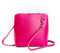 Small Vera Pelle Handbag Genuine Leather Cross Body Bag for Women Italian Mini Shoulder Bag Highquality Strap (Pink)