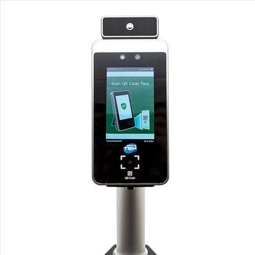 Totem Steuerung des Players Grün Pass und Temperatur Korpus Automatische Temperatur Turnier Relais Eingang Thermo-Scanner GreenPass WiFi LAN Bass / LED Licht vorne Booster und verstärkt