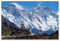 Tenzing Norgye Stupa & Mount Everest Poster von John Woodworth 60 x 40 cm Wandbilder Wanddeko