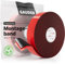 GAUDER Montageband (10 m x 19 mm) | Doppelklebeband | Montageklebeband | Spiegelklebeband | Doppelseitiges Klebeband schwarz