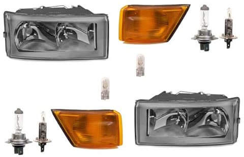 Johns, Scheinwerfer passend für Iveco Daily II 99-06 Leuchtmittel Set L R inkl. Blinker