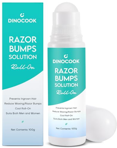 Dinocook Razor Bumps Treatment for Women and Men, Ingrown Hair Treatment, Razor Bump Treatment for Bikini Area, Face, Neck, Legs, and Underarm Area, After Shave for Women and Men, Ingrown Hair Serum