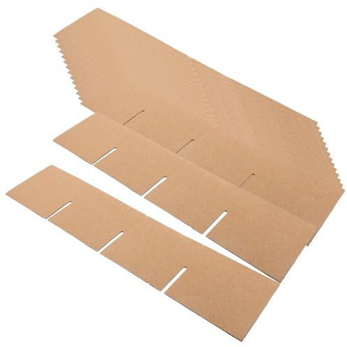 Packung Mit 6 Stück Trennwände für Versandkartons Umzugsset für Kisten Trennwände aus Pappe zum Besteck Schubladenteiler Trennwände aus Pappe für Kartons Obst Umzugskarton Spender