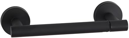 BGL Porte-papier toilette en acier inoxydable 304 - Support mural - Noir