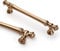 Coinkoly 10 Pack Champagne Bronze Cabinet Pulls 128MM Hole Centers Kitchen Cabinet Handles Drawer Handles UK0001
