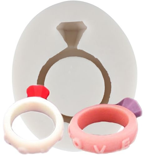 MINFEIDMS MK021CK Silikon-Fondant-Formen für Hochzeitstorten Dekorieren von Zucker-Handwerk, Cupcake-Topper, Süßigkeiten, Schokolade, Polymer-Ton, Gummipaste