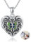 ONEFINITY Tierhalskette personalisierter Baum des Lebens Medaillon Halskette mit Bildern Benutzerdefinierte Sterlingsilber Stammbaum Halskette Schmuck Geschenke für Frauen (Schmetterling)