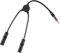 RED WOLF Auto Antennensplitter DIN Antennenverteiler, DIN Stecker auf Dual DIN Buchse Kfz Antenne Splitter Y-Adapter Kabel Autoradio Einzel DIN zu Doppel DIN Adapterkabel 12 Zoll