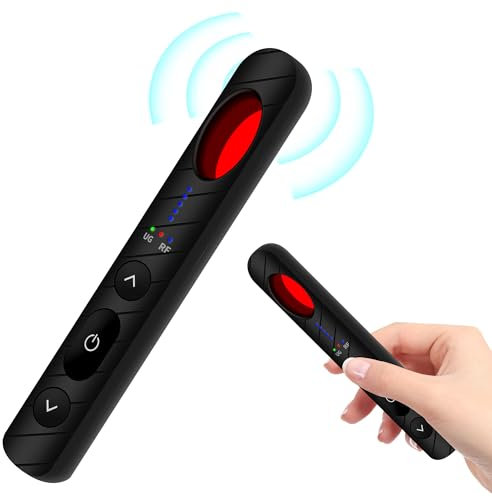 Chujianxi Wanzen Detektor, Versteckte Kamera Detektor, 4-in-1 Hidden Camera Detector, Camera Detector für Funkkameras, Wanzenfinder, Abhörgeräte, Kamera Finder Detektor für Hotel Heim Büro Reisen