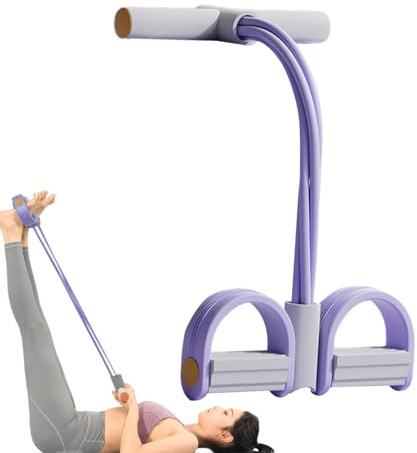 Fußpedal-Widerstandsband – Heimtrainingsgerät, tragbares Fitnessband | Multifunktionales Fußpedal-Trainingsgerät, elastisches Widerstandsband für Ganzkörpertraining, Yoga, Pilates, Physiotherapie