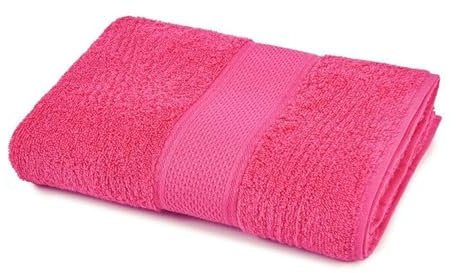 Bassetti POP COLOR - Set Asciugamani Da Bagno Viso e Bidet Coppia Asciugamani da Bagno con Ospite | 60x110 cm + 40x60 cm (CICLAMINO)