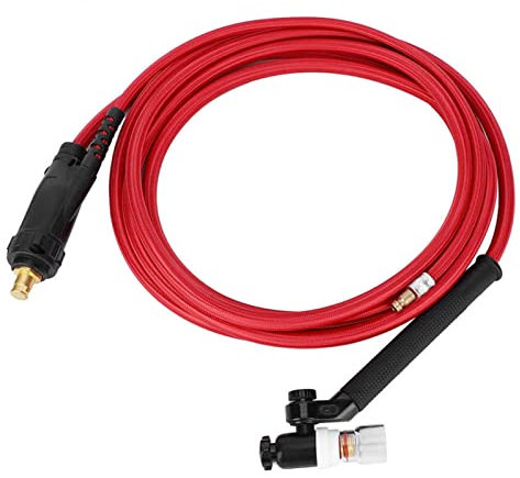 Chalumeau de soudage à l'arc argon outil de soudure portable léger en plastique rouge 4 mètres