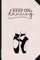 Geschenk für Ballerina: Notizbuch Ballett A5 liniert mit Spruch KEEP ON DANCING Geschenkidee für Ballettschüler Balletttänzerin und Ballettlehrerin schönes Ballet Buch als Tagebuch oder Schreibheft