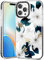 Kokaade Cute for iPhone 13 Pro Max Case - for Women Girls Kawaii Fashion Stylish Soft Silicone Blue Flower Design Protective for Girly Boys Teens TPU Bumper for iPhone 13 Pro Max Phone Case