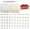 IKOPFLN 4 feuilles 660 pcs piercings à lèvres, faux piercing nez, faux piercing levre,piercing de sourcil, piercing de nez non pénétrant à coller sur l'autocollant de nombril(or, argent)