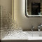 HOMUS 2-Pack Shower Splash Guard-Large Waterproof Self-Adhesive Shower Corner Guards for Bathtub, 11.5 x 9.1 inches
