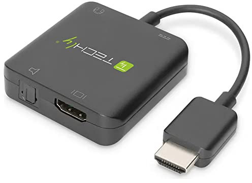 Techly 26500 Extracteur Audio HDMI stéréo/Canal Audio 5.1 4K 3D