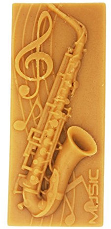 LC Silikonform für Saxophon, N483, für Seife, Handarbeit, Kerzenform